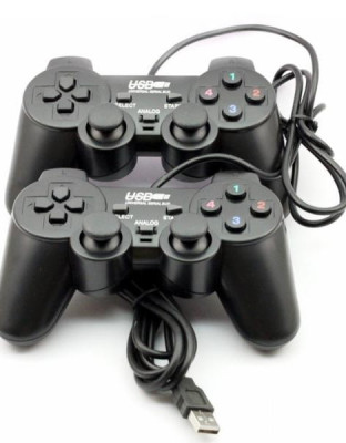 Gamepad Joystick Double Black USB / Stick PS Laptop PC