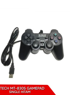 GAMEPAD SINGLE MTECH HITAM MT-830S - JOYSTICK M-TECH PC LAPTOP